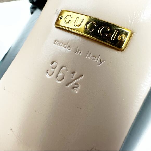 Gucci Allie Pearl Knot Platform Sandals Size 36.5 - Picture 11 of 12